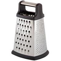 Терка четырехгранная GR-052-8 нерж.сталь, ручка пластик 965011 /24шт/Mallony