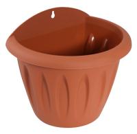 Кашпо Фелиция 24 см настенное терракот С122Т