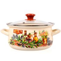 Кастрюля 3л сфер. слоновая кость Италика 61904-122/4.02-У4 /4шт/Керчь  