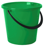 Ведро 10л Ромашка зеленый 02013