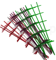 Лесенка для растений 50см МИКС прозрачный ING5301