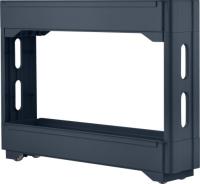 Этажерка на колесах 2 секции Keeplex Regular 53,7х13,8х45см космический серый KL3837 /6шт/ПР