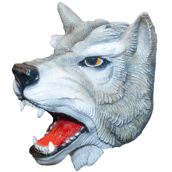 Голова волка декор 38х30х29см 15010