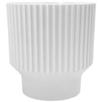 Кашпо Аркада 7,2л белый с вставкой 23*23,5см АР23-10 /3шт/ЛГ