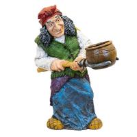 Баба Яга с горшком 53х43х75см 12718