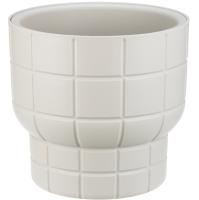 Кашпо КАРЕ D220 3,7л кремовый с вставкой М3258 /9шт/М-пласт