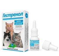 Гормональный препарат Гестренол капли для котов с кошачьей мятой 1,5мл