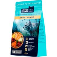 Кошки Ночной охотник 10кг лосось с клюквой сухой д/стерил.кошек/ЧЗ