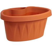 Кашпо на водосточную трубу АЛИЦИЯ 3,5л терракот М3114