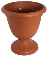 Вазон на ножке высокий 8,1л Колывань терракот С136