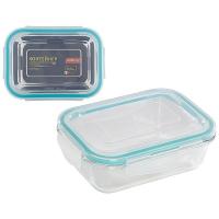 Контейнер "DIAFANO" 0,650л жаропр стекла с крышкой Mallony