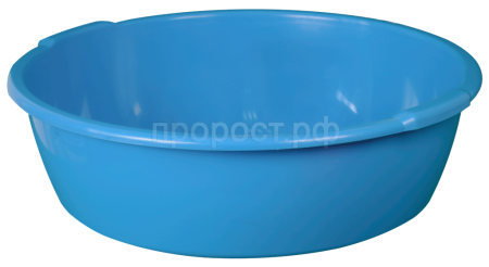 Таз 35л с ручками голубой 03009