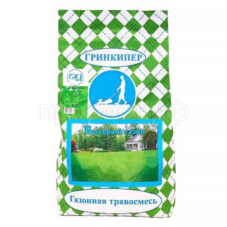 Семена газонной травы Быстрый газон 5кг