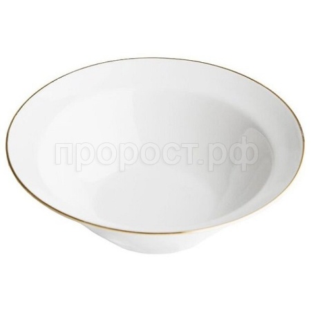 Миска 500мл Отводка золотом фарфор 