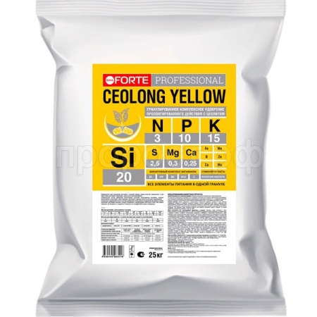 Бона Форте CEOLONG YELLOW гранулированное 25кг