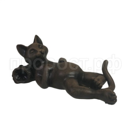 Кот отдыхает (черный) L18W9H9см 713615/D072