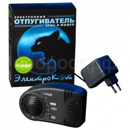 Мыши Отпугиватель ультр.звук ЭлектроКот-Турбо 400 кв.м /20шт