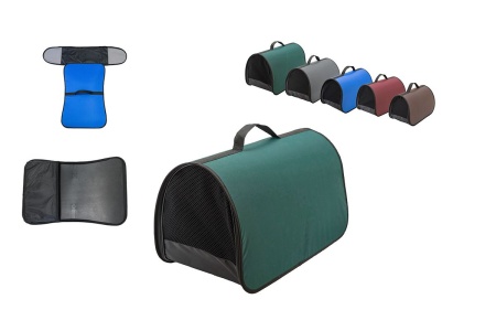 Сумка переноска ЧИП Саквояж №4 жесткая нейлон красный 51*29*29см/90004/