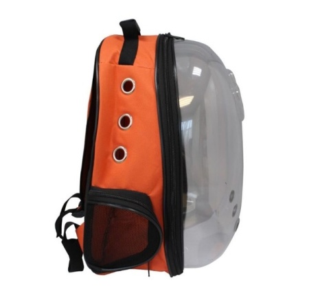 Рюкзак-переноска д/животн.трансформер раскладной 24x30x40см красный/Рст451к/