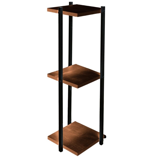 Полка №3 мебельная для цветов ТАКСОНИЯ 3 горш. ЛДСП 23*23*h68см РЗДИ