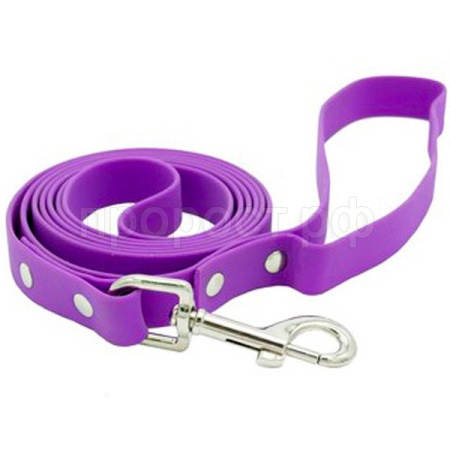 Ошейник биотан 25мм матовый фиолетовый 35-45см/30125552-26/Каскад