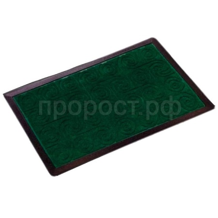 Коврик придверный 40*60см Листья с подложкой из ПВХ 008453