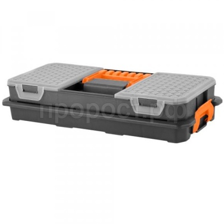 Органайзер д/мелочей 430х193х163 Expert-16 с лотком серо-свинцовый BR3960 /8шт/ПР