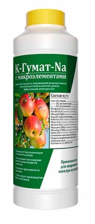 Гумат калия/натрия с микроэлементами 0,12л