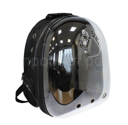 Рюкзак-переноска д/животн.трансформер раскладной 24x30x40см черный/Рст451ч/